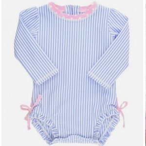 Ruffle butts baby rash guard